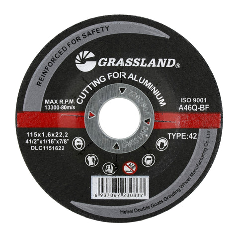 Cutting Disc, Aluminum Freehand Cut-off wheel - Depressed Center - 4-1/2" x 1/16" x 7/8" -Ã‚Â T42