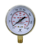 Acetylene 0–400 psi regulator gauge
