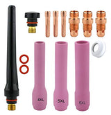 AK4 stubby TIG kit with extra-long ceramic cups and back caps