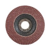 Aluminum Oxide Flap Disc, 4-1/2 x 7/8, 120 Grit, T29: abrasive working surface