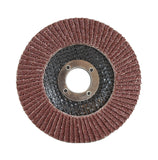 Aluminum Oxide Flap Disc, 4-1/2 x 7/8, 40 Grit, T29: abrasive working surface