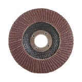 Aluminum Oxide Flap Disc, 4-1/2 x 7/8, 80 Grit, T29: abrasive working surface