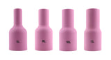 Assorted long large-diameter ceramic TIG gas-lens cups