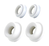 Assorted white TIG torch cup gaskets for regular and large gas lenses