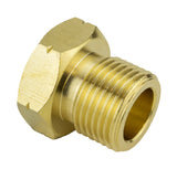 Brass CGA-510 externally threaded regulator nut