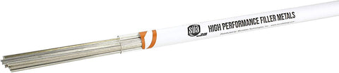 Bundle of flat phos-copper brazing rods with SÜA sleeve