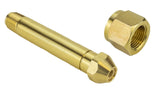 CGA-300 nipple and nut set, angled view