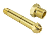 CGA-510 nipple and nut set, angled view