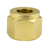 CGA-540 regulator nut identification marking