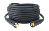 Coiled welding extension with LC-40 connectors