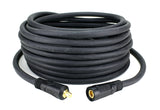 Coiled welding extension with small Dinse connectors
