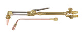 Cutting torch with separate rosebud heating tip