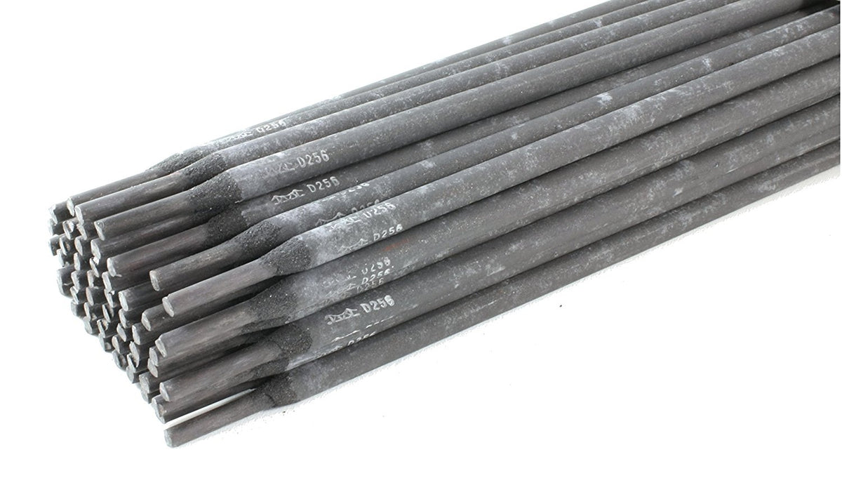 Bundle of D256 high-manganese hardfacing electrodes