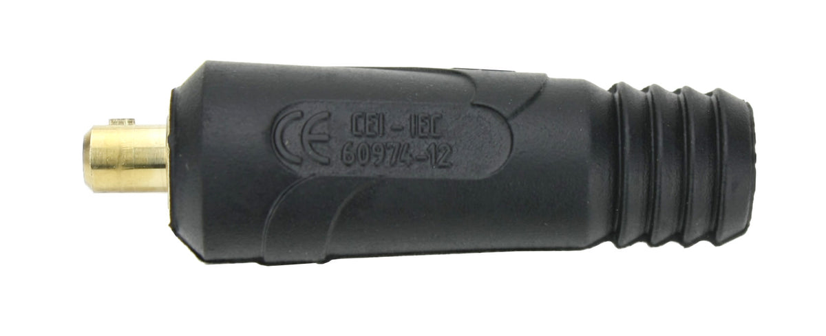 One insulated Dinse 10-25 welding cable plug