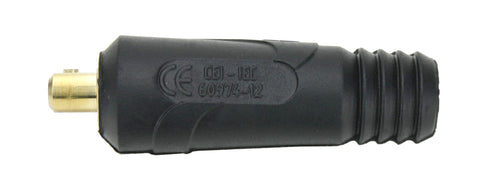 One insulated Dinse 10-25 welding cable plug