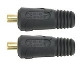 Pair of Dinse 35-70 welding cable plugs