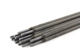 E6013 coated welding electrode tips close-up