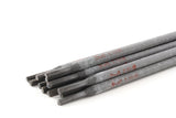 E7018 coated welding electrode tips close-up