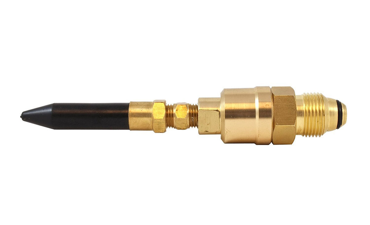 E99 brass helium balloon inflator with rubber tilt nozzle