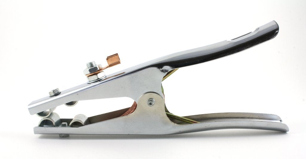 EG500 steel ground clamp side view