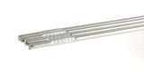 ER316L alloy identification stamped on stainless steel TIG rods