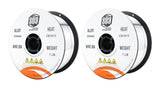 Two SÜA ER4043 1 lb aluminum MIG wire spools