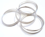 Coiled aluminum brazing rods, grouped view