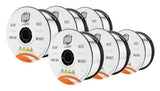 Six SÜA ER5356 1 lb aluminum MIG wire spools