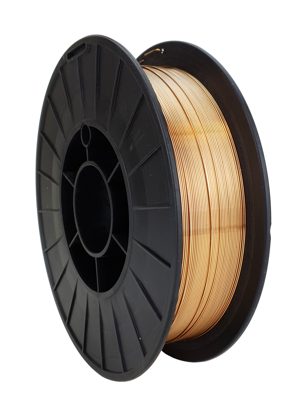 ER70S-6 copper-coated MIG wire on 11 lb spool