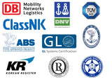 MIG welding wire approval organization logos