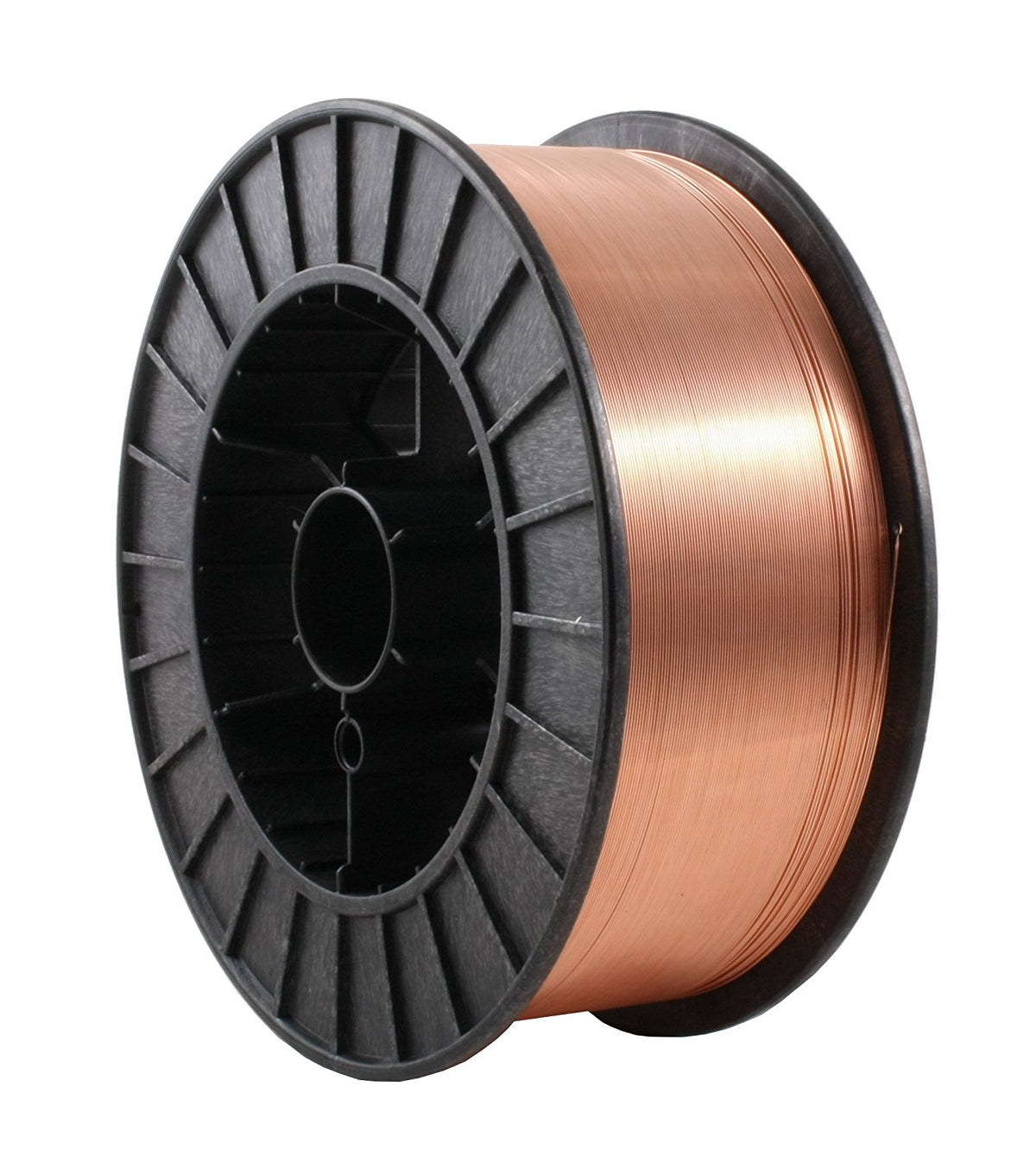 ER70S-6 copper-coated MIG welding wire on large spool
