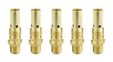 Five brass model 51 MIG gas diffusers