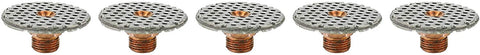 Five large-diameter TIG tungsten adapters with mesh screens