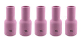 Five size 10L long large-diameter TIG gas-lens cups
