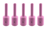 Five size 4L long pink TIG gas-lens cups
