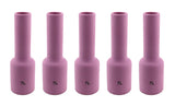 Five size 7L long pink TIG gas-lens cups
