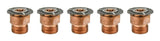 Five standard quartz TIG cup tungsten adapters