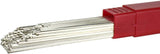 Flat phos-copper brazing rods extending from a red tube