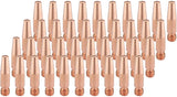 Forty copper 11T tapered MIG contact tips