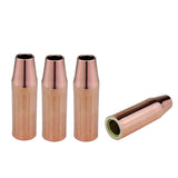 Four self-insulated 23 flush-tip MIG nozzles