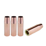 Four self-insulated 23 flush-tip MIG nozzles