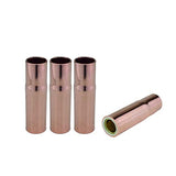 Four self-insulated 23 flush-tip MIG nozzles