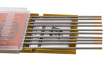Gold-tip tungsten electrodes beside open case
