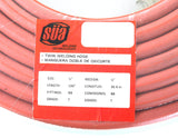 100 ft Grade T twin hose label close-up
