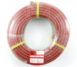 Coiled 50 ft red and green twin welding hose