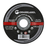 Grassland 4-1/2-inch T42 aluminum cut-off wheel