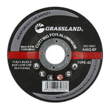 Grassland 4-1/2-inch T42 aluminum cut-off wheel