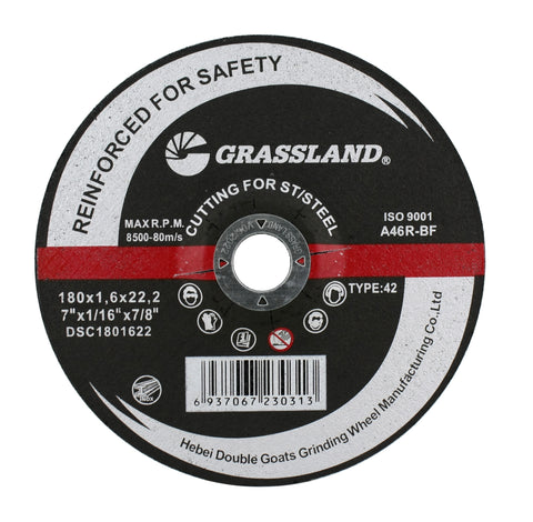 Grassland seven-inch T42 stainless-steel cut-off wheel