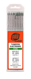Green-tip pure tungsten mixed-size pack