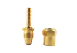 Brass outlet adapters for argon flowmeter regulator
